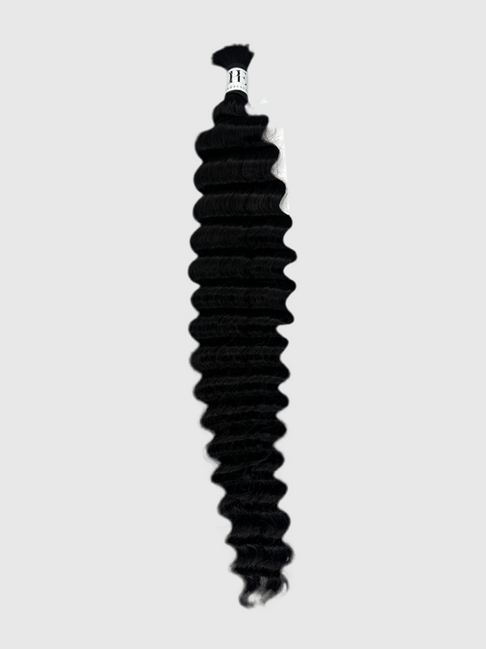 Virgin deep wave bulk(braiding hair)